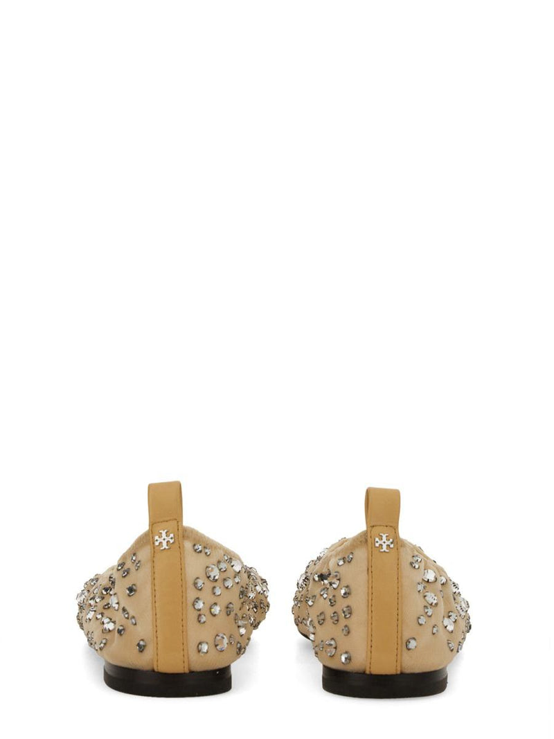 Tory Burch Crystal Ballerina