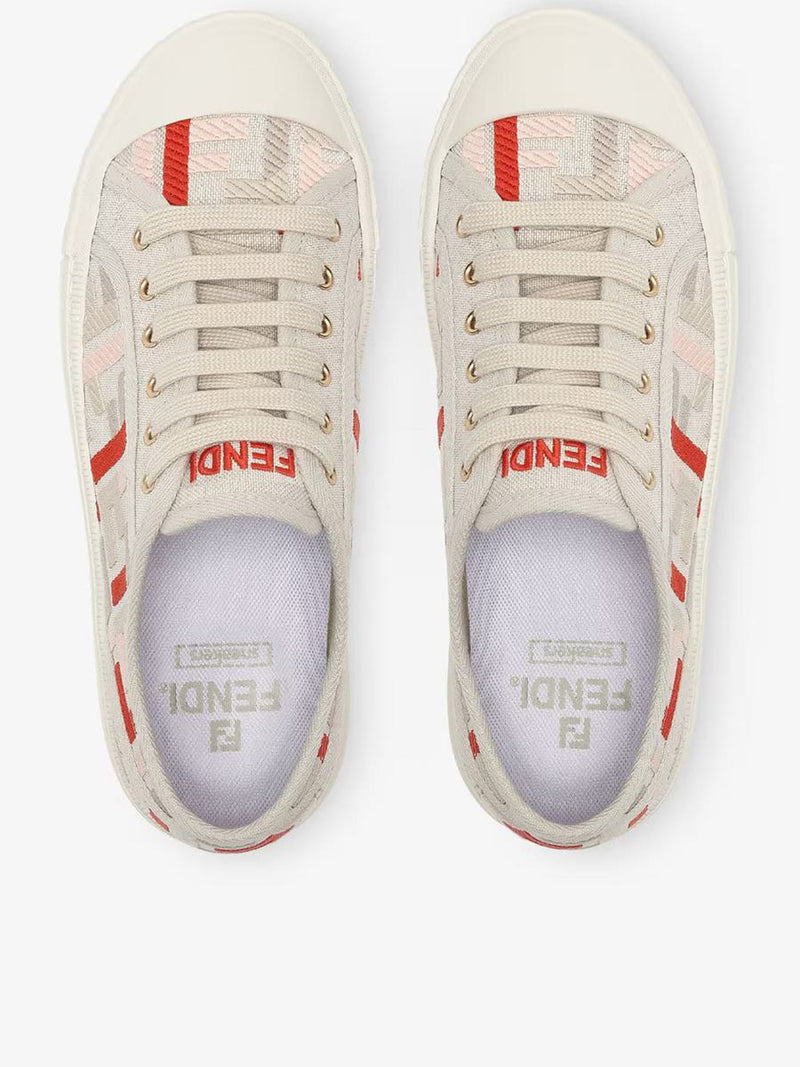 Fendi Domino Canvas Shoes