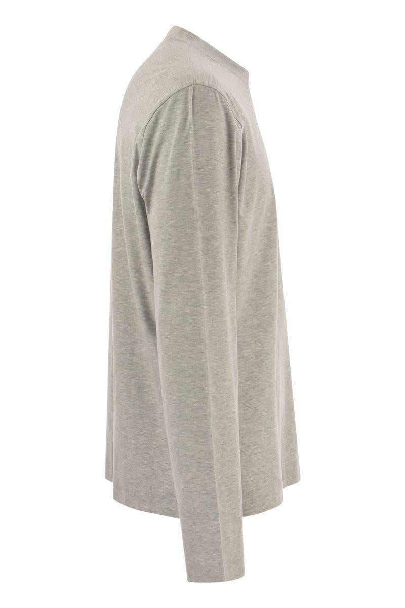 Fedeli Extreme - Crew-Neck T-Shirt With Long Sleeves