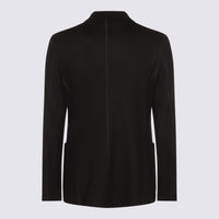 Giorgio Armani Black Cashmere Blazer