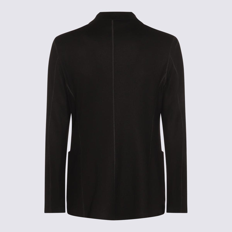 Giorgio Armani Black Cashmere Blazer