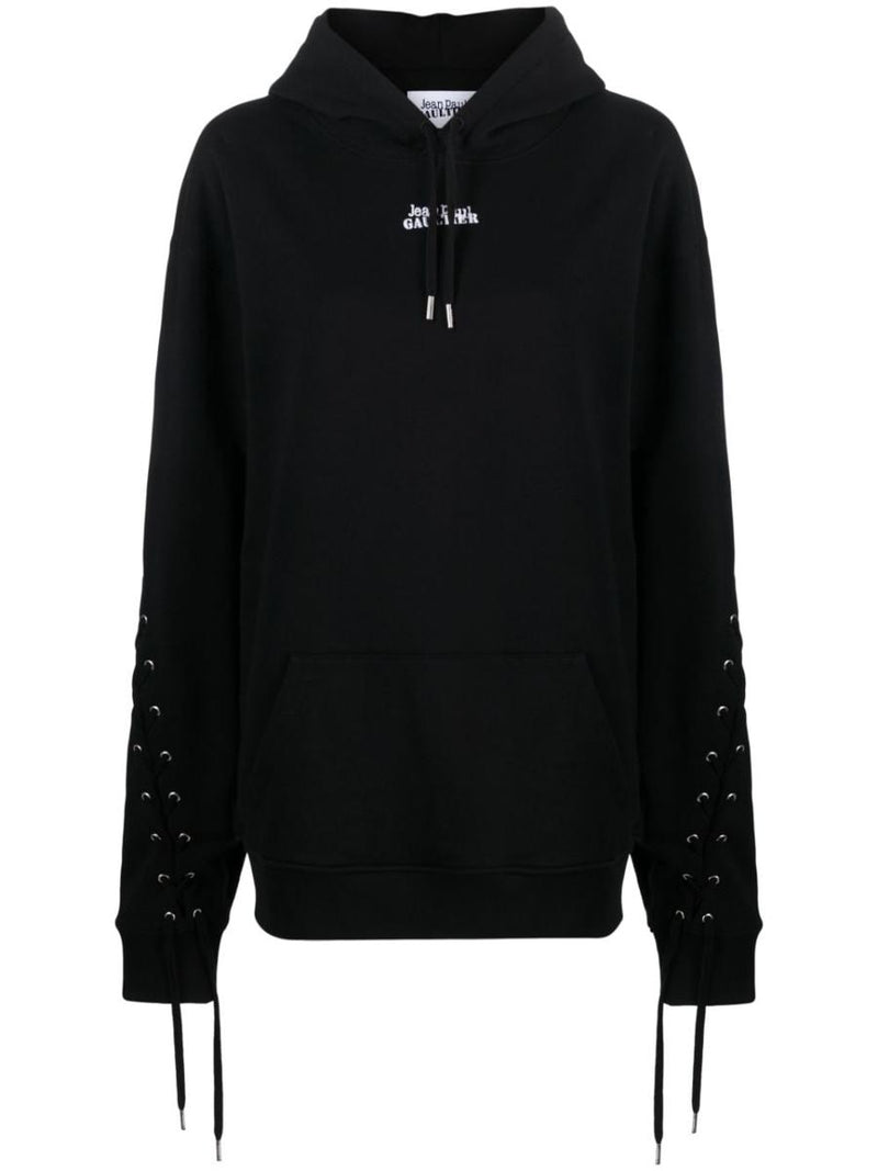 Jean Paul Gaultier Logo Cotton Hoodie