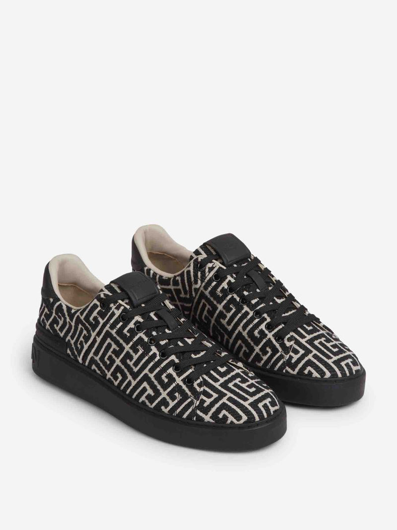 Balmain B-Court Jacquard Sneakers