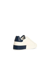 Dolce & Gabbana 'Portofino' White Leather Sneakers