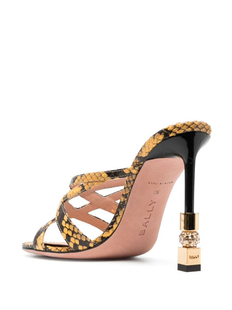 Bally Carolyn Leather Mules