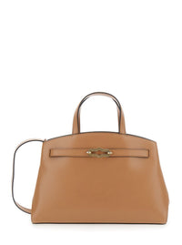 'Pimlico Small' Beige Handbag With Adjustable And Removable Shoulder Strap In Leather Woman
