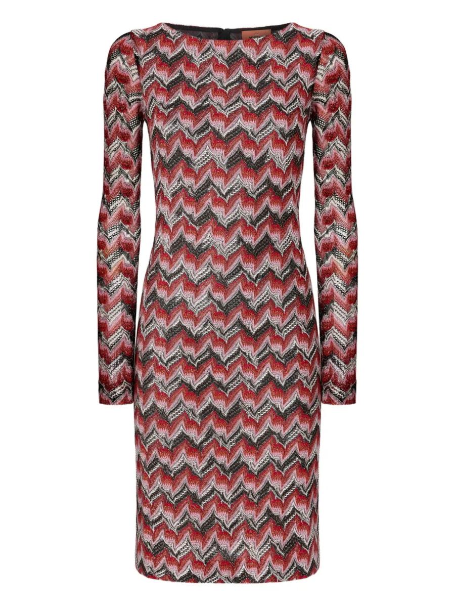 Missoni Midi Dress With Chevron Pattern