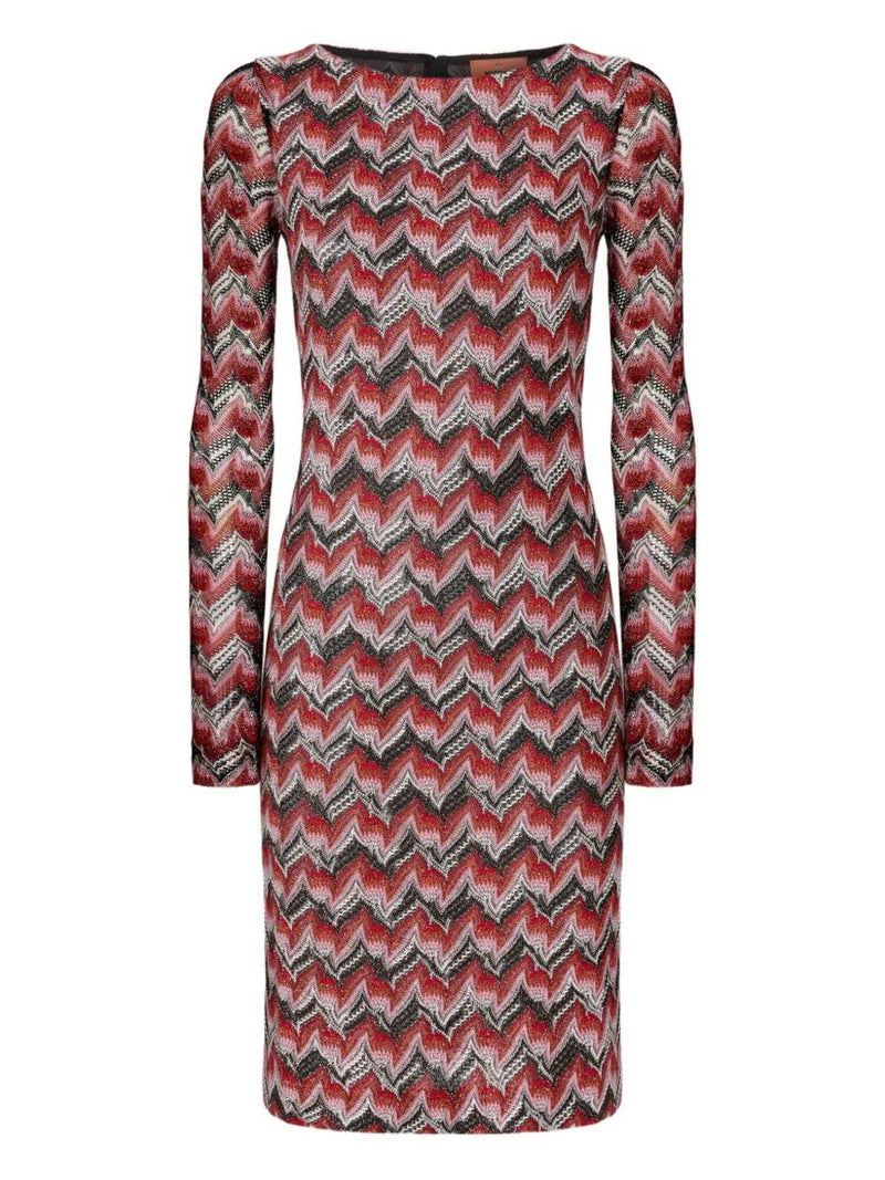 Missoni Midi Dress With Chevron Pattern