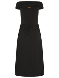 Michael Kors 'Longuette' Viscose Blend Dress With Bare Shoulders