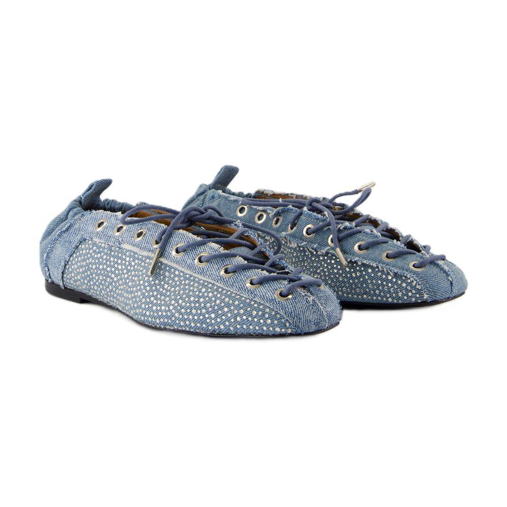 Ganni Eyelets Ballerinas