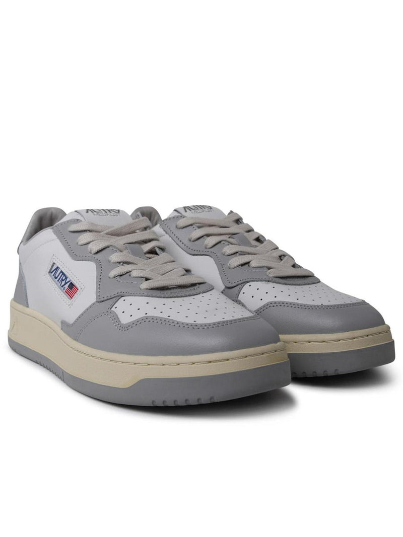 Autry 'Medalist' Two-Tone Leather Sneakers