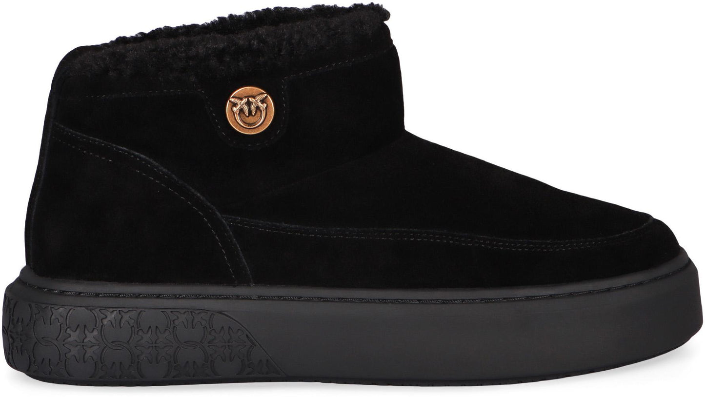 Pinko Yoko Suede Ankle Boots