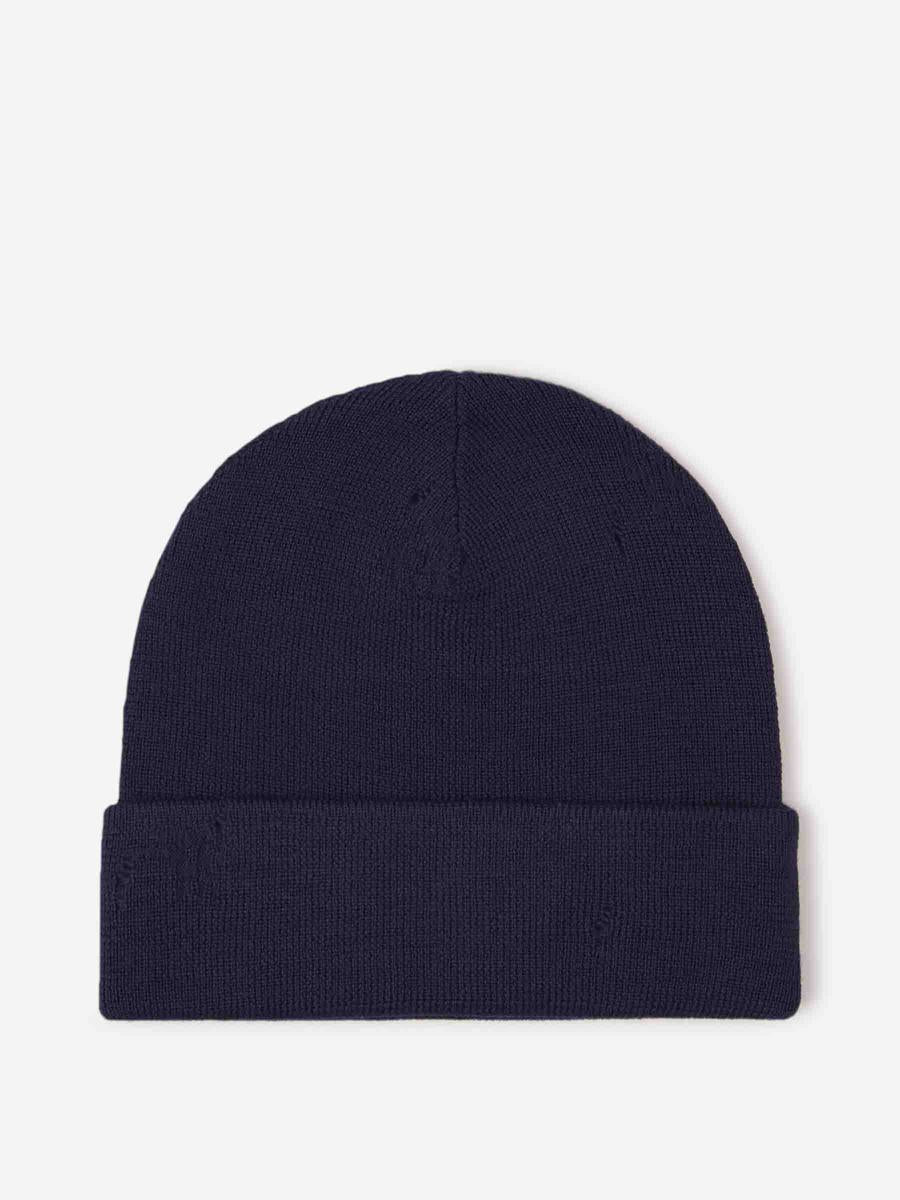 Acne Studios Distressed Logo Beanie