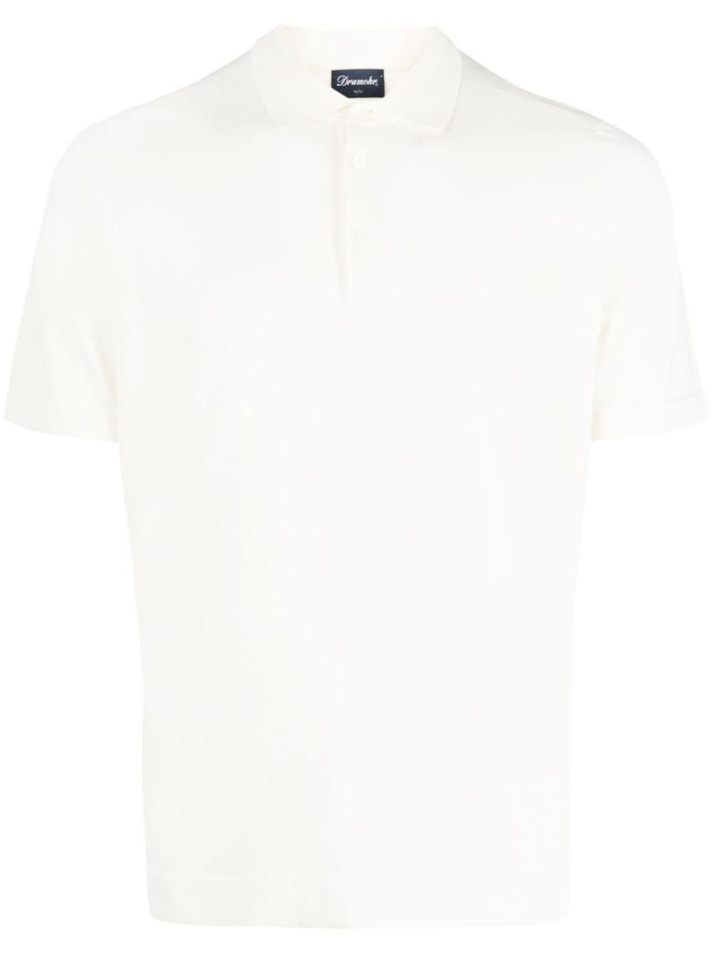Drumohr Short Sleeves Polo With Buttons Clothing