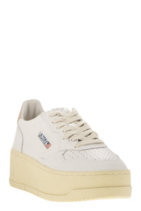 Autry Medalist Platform - Leather Trainers