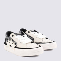 Amiri Black And White Bandana Sneakers