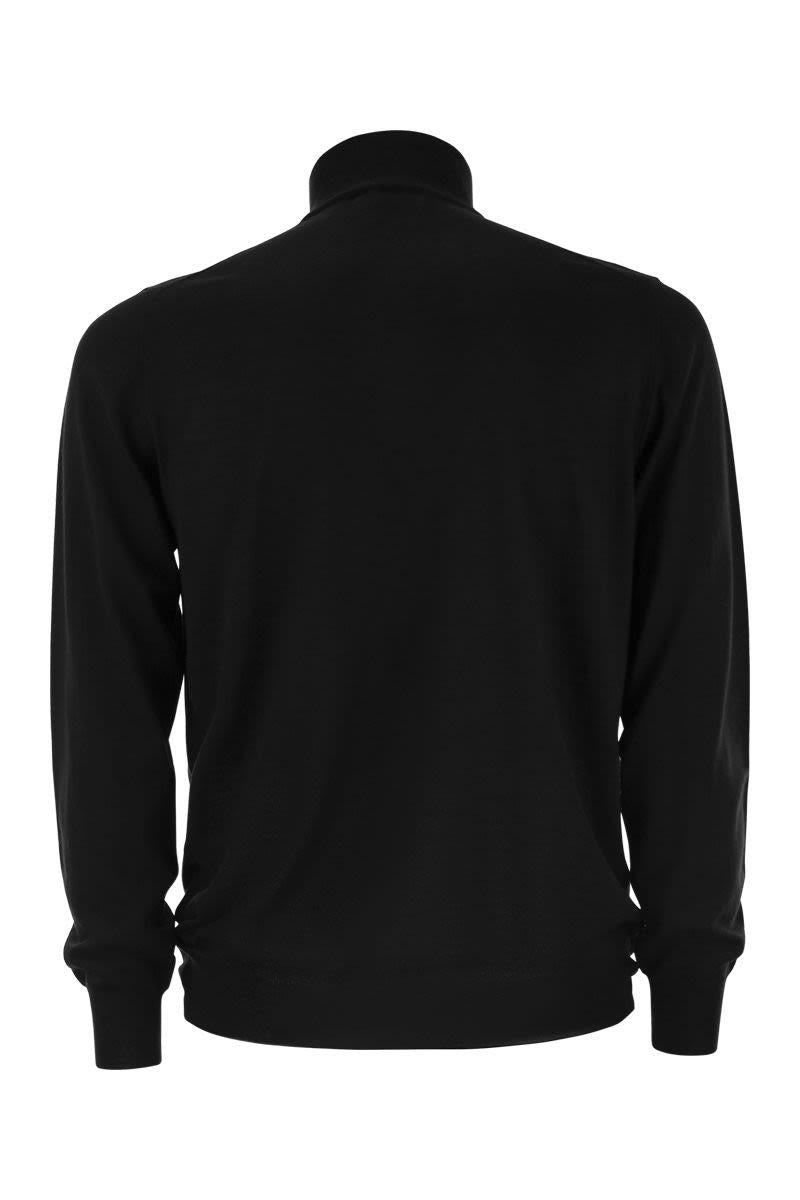 Fedeli Favonio - Superfine Wool Half-Zip Sweater