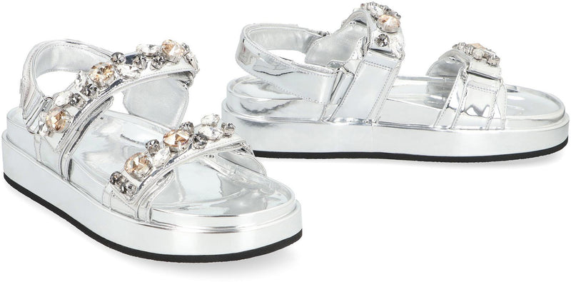 Tory Burch Kira Patent Leather Sandals