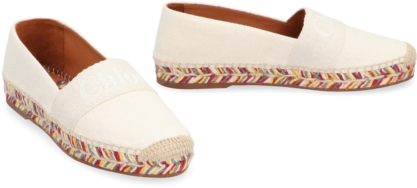 Chloé Piia Canvas Espadrilles