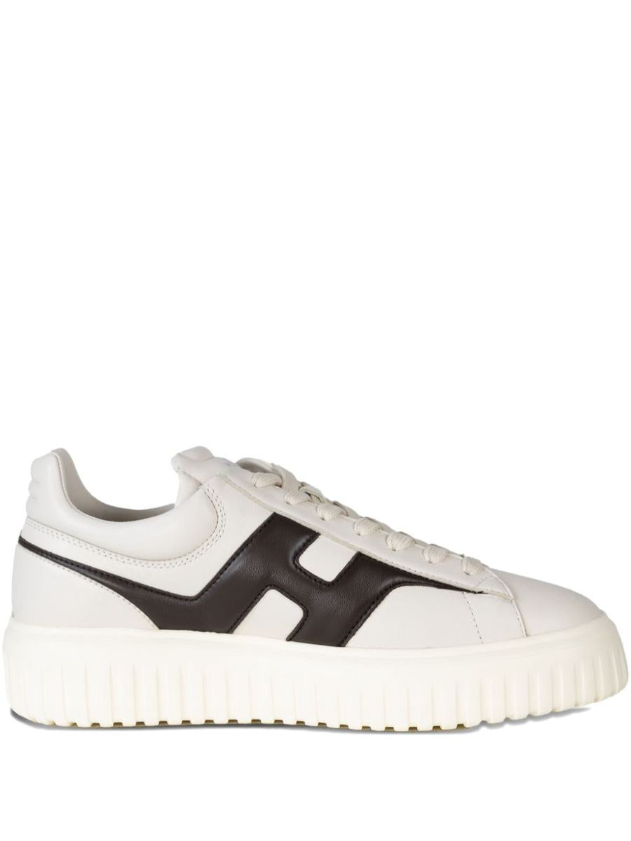 Hogan H-Stripes Leather Sneakers