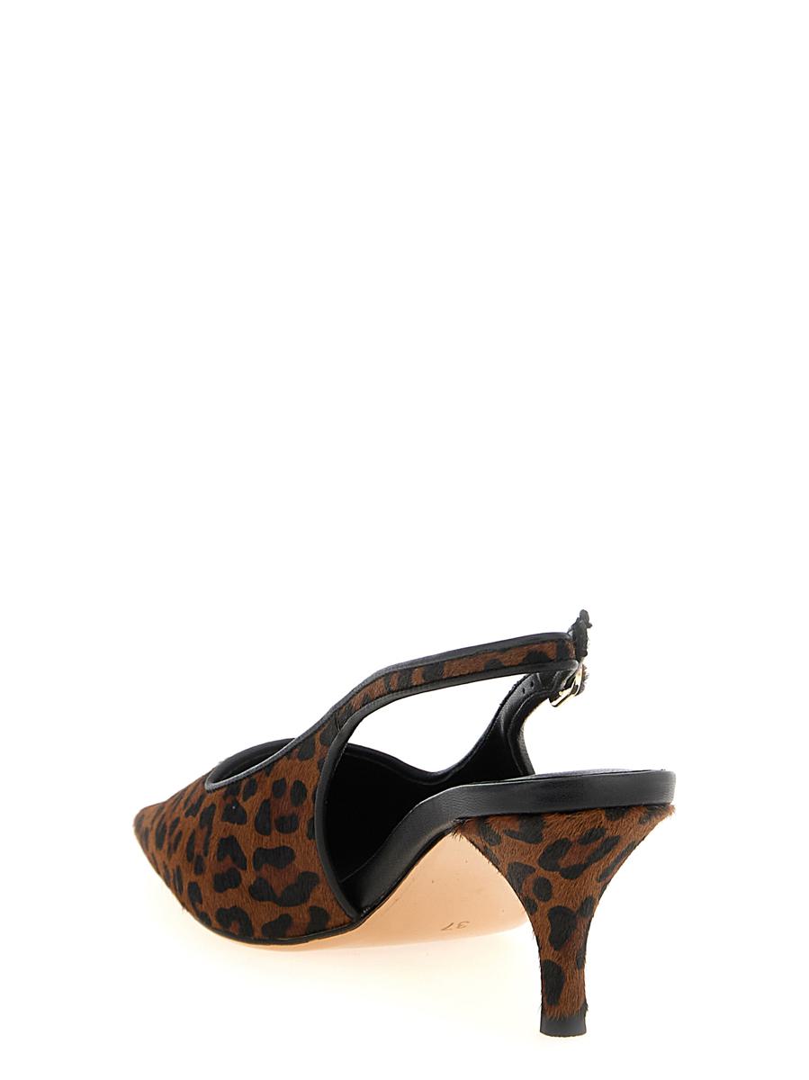 Twinset Animal Print Slingbacks