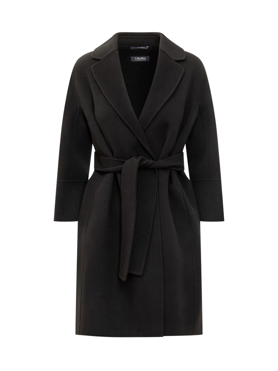 'S Max Mara Max Mara Studio Black Wool Coat