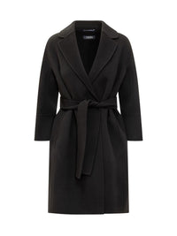 'S Max Mara Max Mara Studio Black Wool Coat