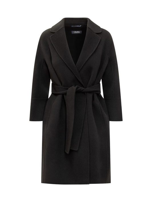 'S Max Mara Max Mara Studio Black Wool Coat