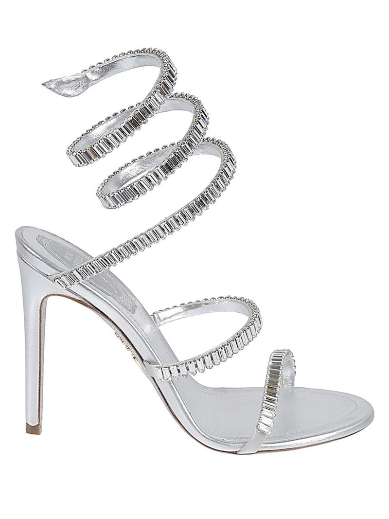 René Caovilla Sandals Silver