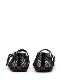 Alaïa Ballet Flats In Fishnet Shoes