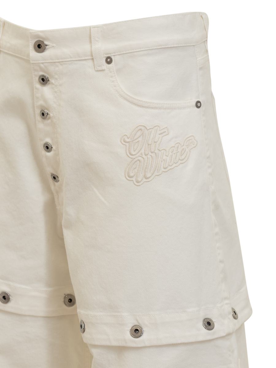 Off-White Super Baggy Jeans With 90S Logo