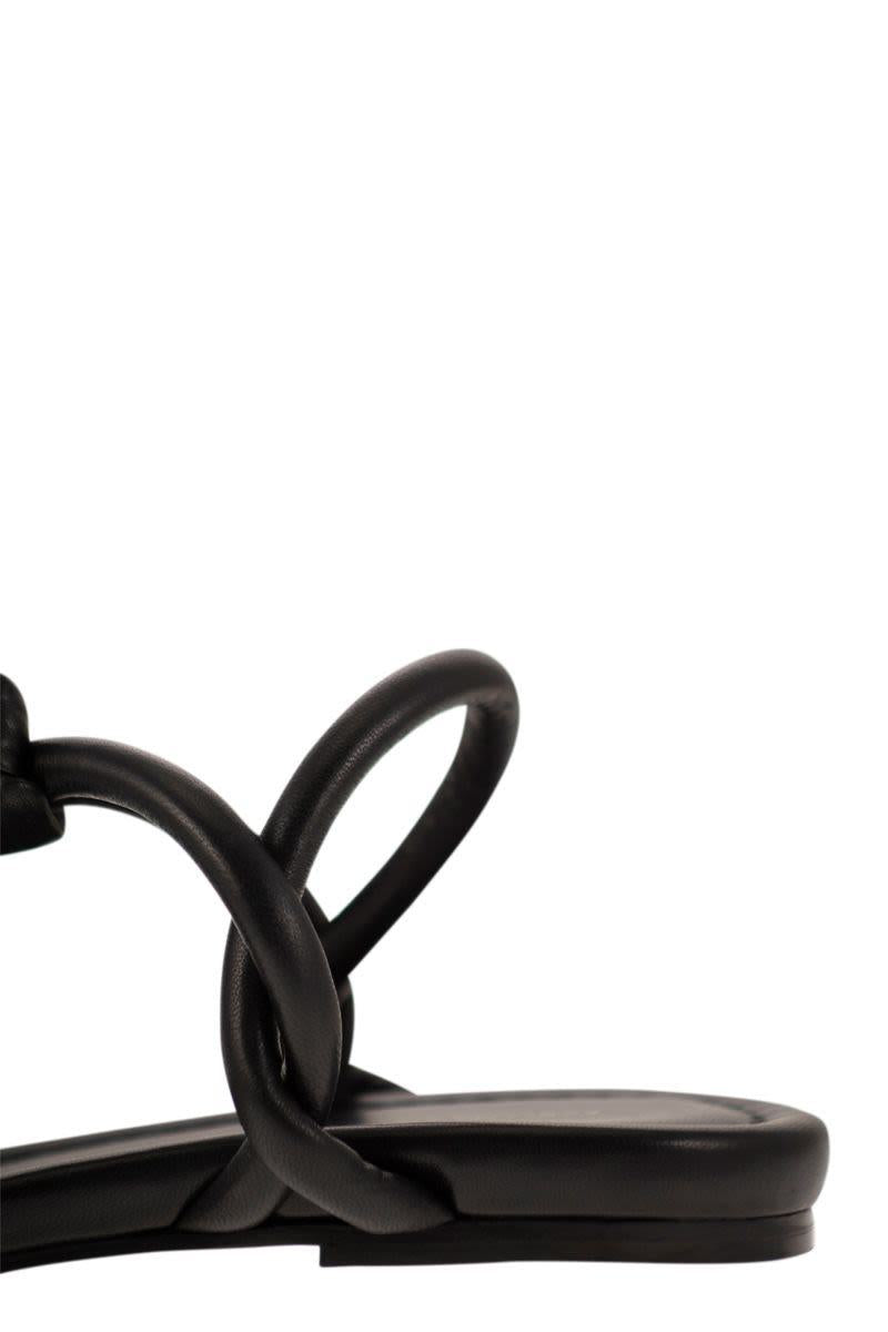 Fabiana Filippi Leather Flip-Flops