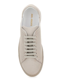 'Clean 90' Beige Low Top Sneakers With Logo Lettering On The Side In Leather Man