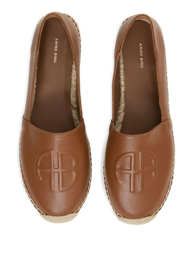 Anine Bing Paloma Espadrilles  Cognac