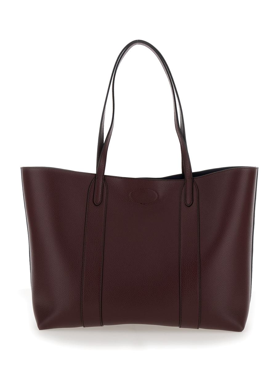'Bayswater Small' Bordeaux Tote Bag With Postman'S Lock Closure In Leather Woman