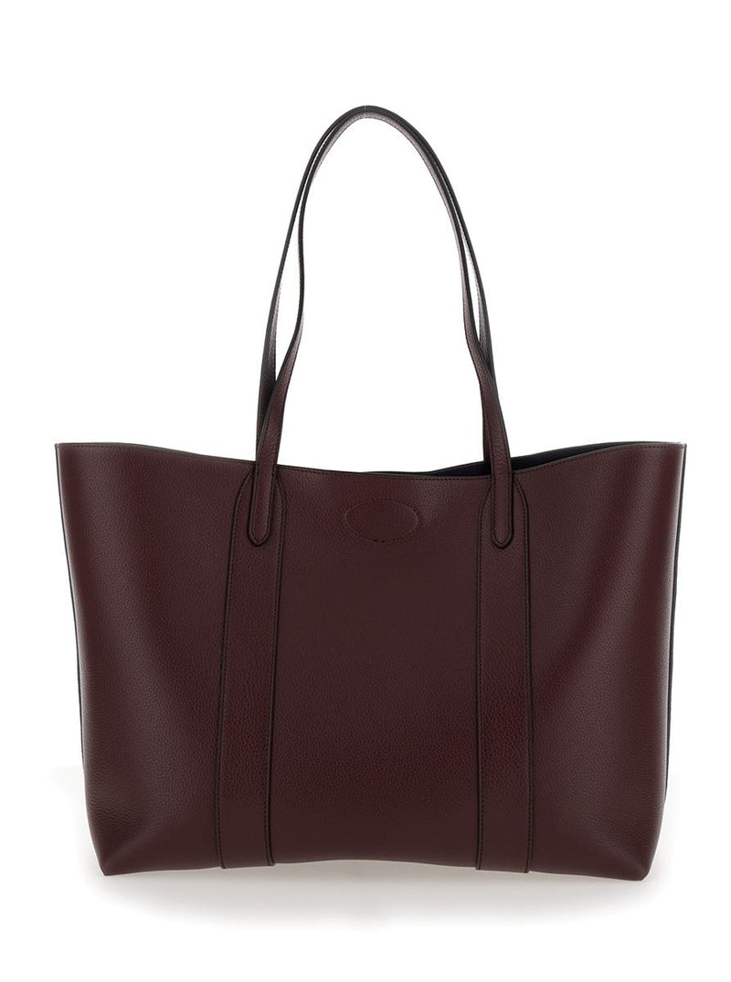 'Bayswater Small' Bordeaux Tote Bag With Postman'S Lock Closure In Leather Woman