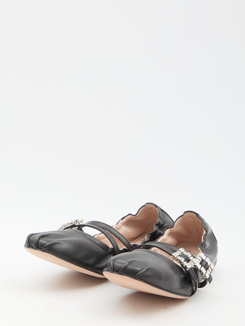 Nappa Ballerinas With Straps