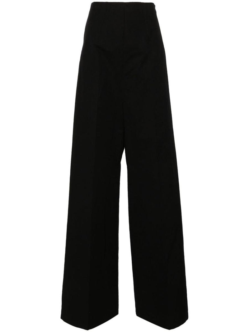 Sportmax Linen And Cotton Blend Trousers