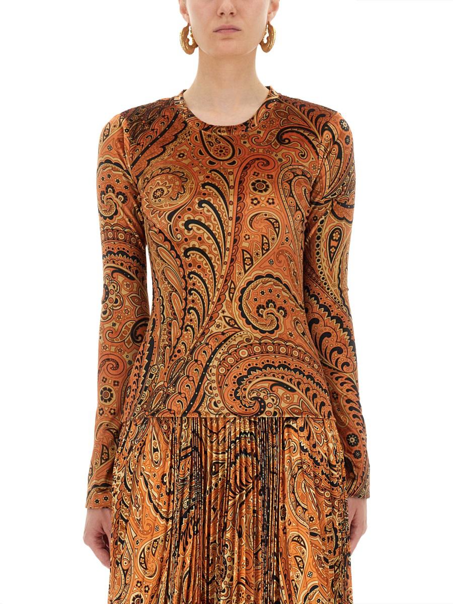 Etro Paisley Print Top