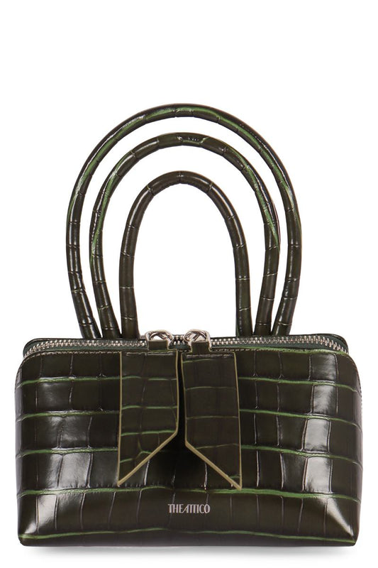 The Attico Mini Bag Friday In Printed Leather