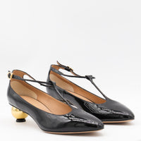 Salvatore Ferragamo Black Tania Pumps