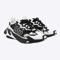 Dolce & Gabbana White And Black Sneakers