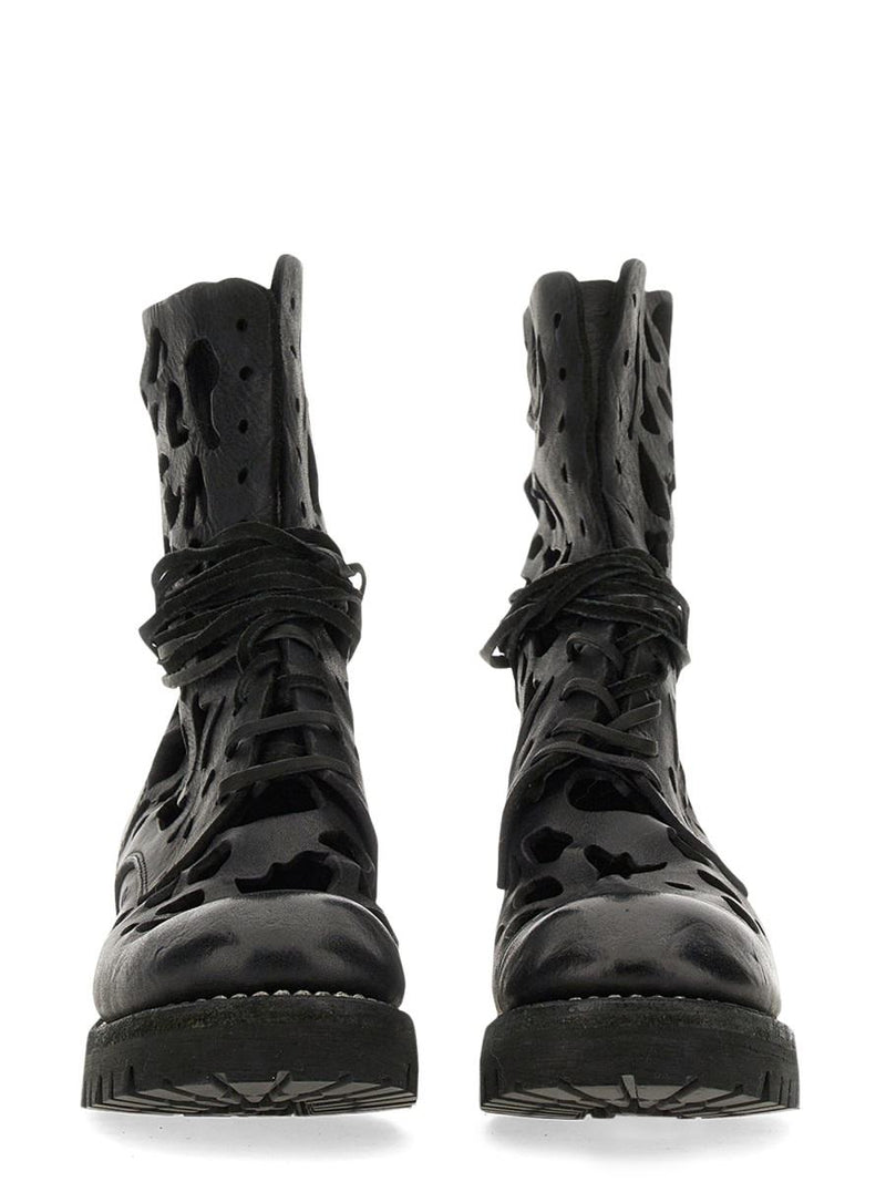 Guidi Ankle Boot With Cut Out Details