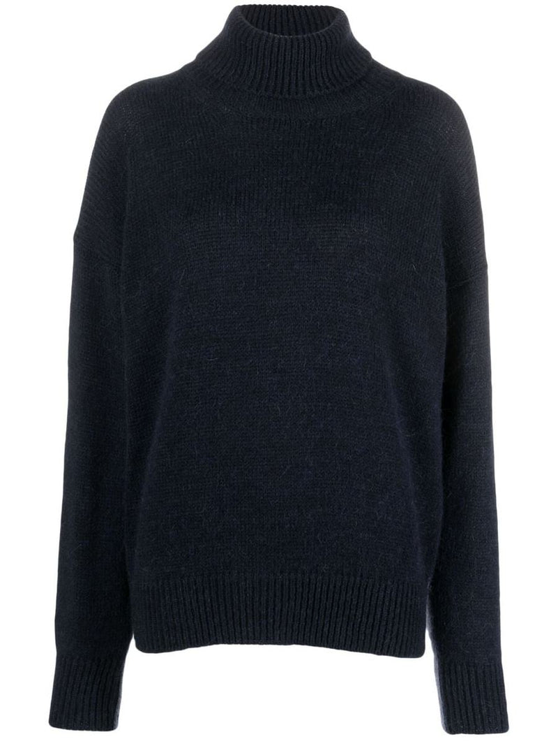 Alysi Mohair Wool Turtleneck Sweater