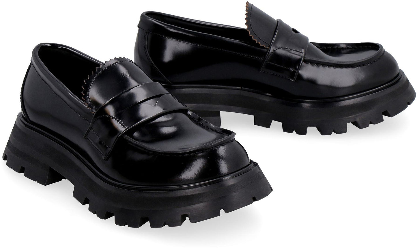 Alexander McQueen Wander Leather Loafers