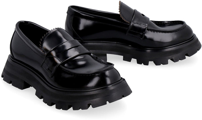Alexander McQueen Wander Leather Loafers