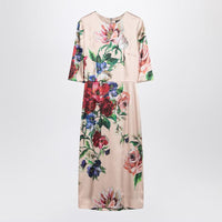 Dolce & Gabbana Midi Dress With Floral Print