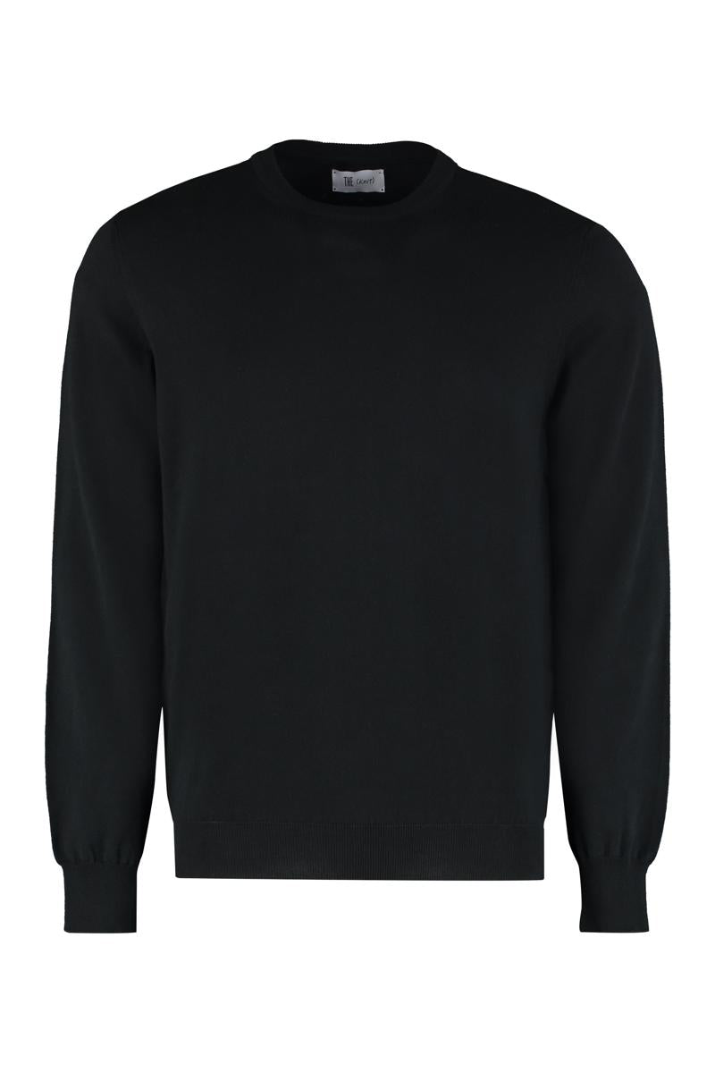 The (Alphabet) The (Knit) - Cotton Crew-Neck Sweater