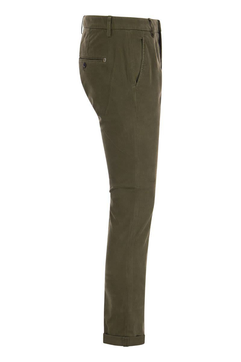 Dondup Gaubert - Slim-Fit Gabardine Trousers
