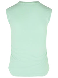 The Attico Green Cotton Tank Top